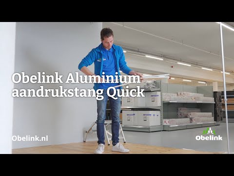 Obelink Aluminium Quick set aandrukstangen