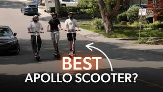 Apollo Scooters Performance Comparison (Hill, Brake, Speed Test)