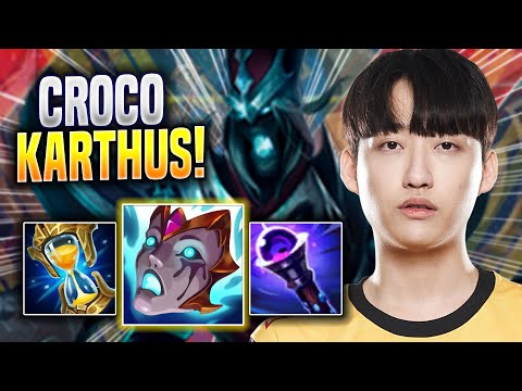 CROCO IS A MOSNTER WITH KARTHUS! - LSB Croco Plays Karthus JUNGLE vs Hecarim! | Season 2022