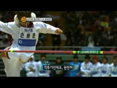 【TVPP】Dong woon(BEAST) - M High Junmp, 동운(비스트) -  높이뛰기 도전 @ Behind Story of K-Pop Star Olympics
