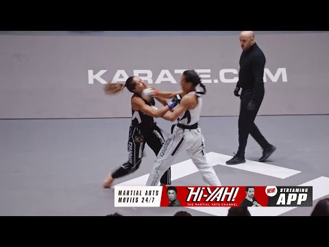 Hi-YAH! Highlight: She caught her right on the button