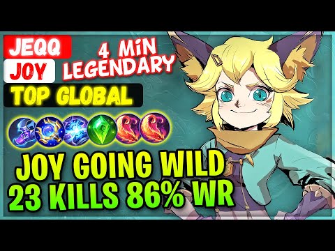 Joy Going Wild, 23 Kills 86% Win Rate [ Top Global Joy ] jeqq - Mobile Legends Gameplay Emblem Build