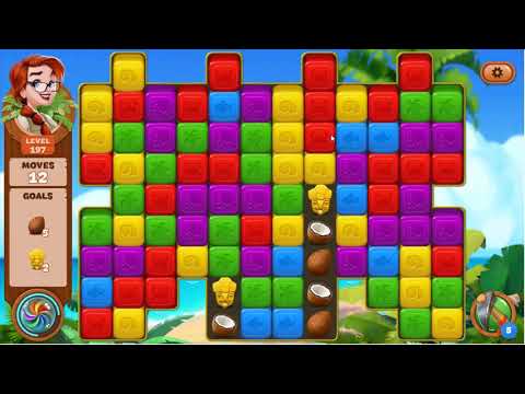 Lost Island Blast Adventure Level 197 - No Boosters