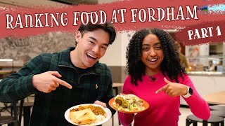 Eating ALL the Food at Rose Hill Marketplace part 1 | Fordham University