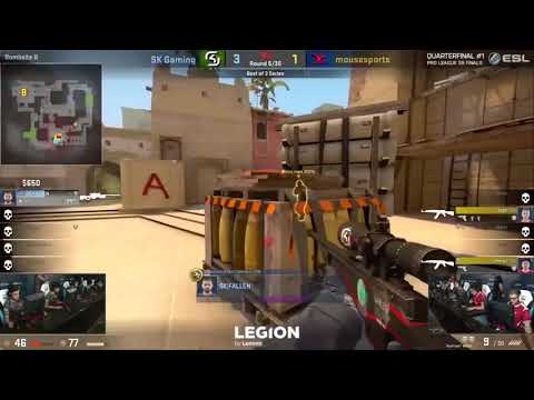 SK - Fallen 1v3 vs mouz @ ESL
