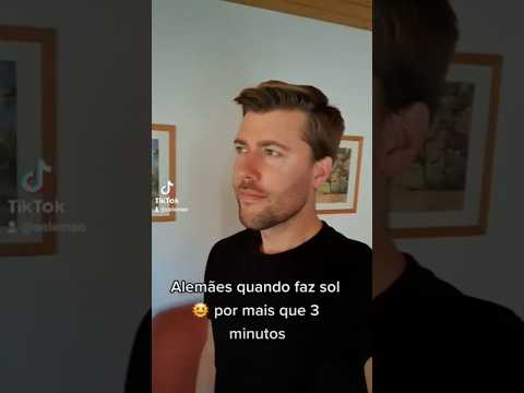 Os alemães e o sol #alemanha #sol #alemao