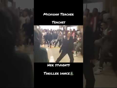 Michigan Teacher Taught Her Students The Thriller Dance
