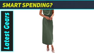 PRETTYGARDEN Satin Dress: Summer's Best Find