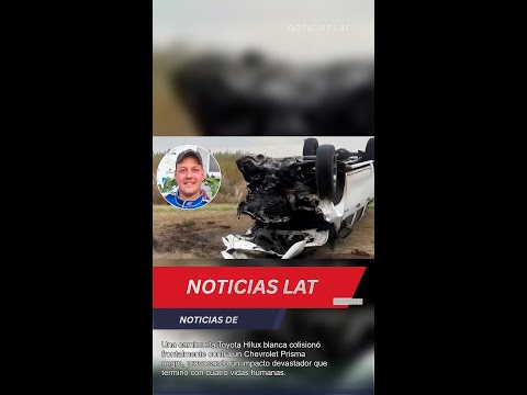 Tragedia en Santa Fe: Choque frontal deja 4 fallecidos #shorts #noticias #santafe