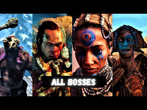 ALL BOSSES / ALL BOSS FIGHTS + TRUE ENDING (Far Cry Primal)