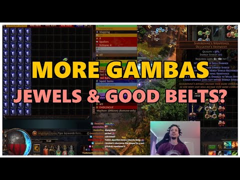 [PoE] MORE gambas - Jewels & good belts? - Stream highlights #614