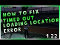 Grand Theft Auto V - How To Fix "Timed Out Loading ...