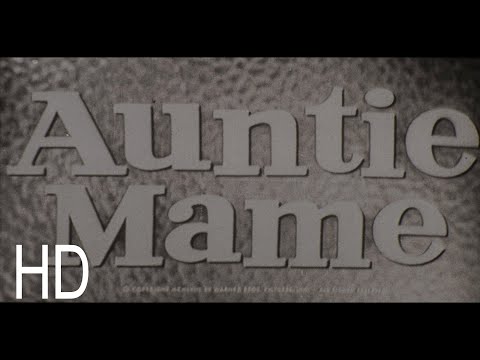 Auntie Mame 1958 trailer Rosalind Russell, Forrest Tucker, Coral Browne 16mm  HD Widescreen