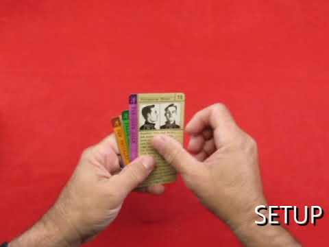 Solo Variation - Mystery Rummy - Escape from Alcatraz card game