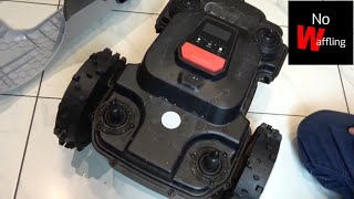 How to Take Off Cover Lid - ANTHBOT Genie 600 Robot Lawn Mower - Beginners guide