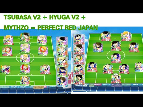 [PvP Rank Match Superstar] Green Euro vs PERFECT RED JAPAN (WITH TSUBASA V2, HYUGA V2 AND MYTHZO)