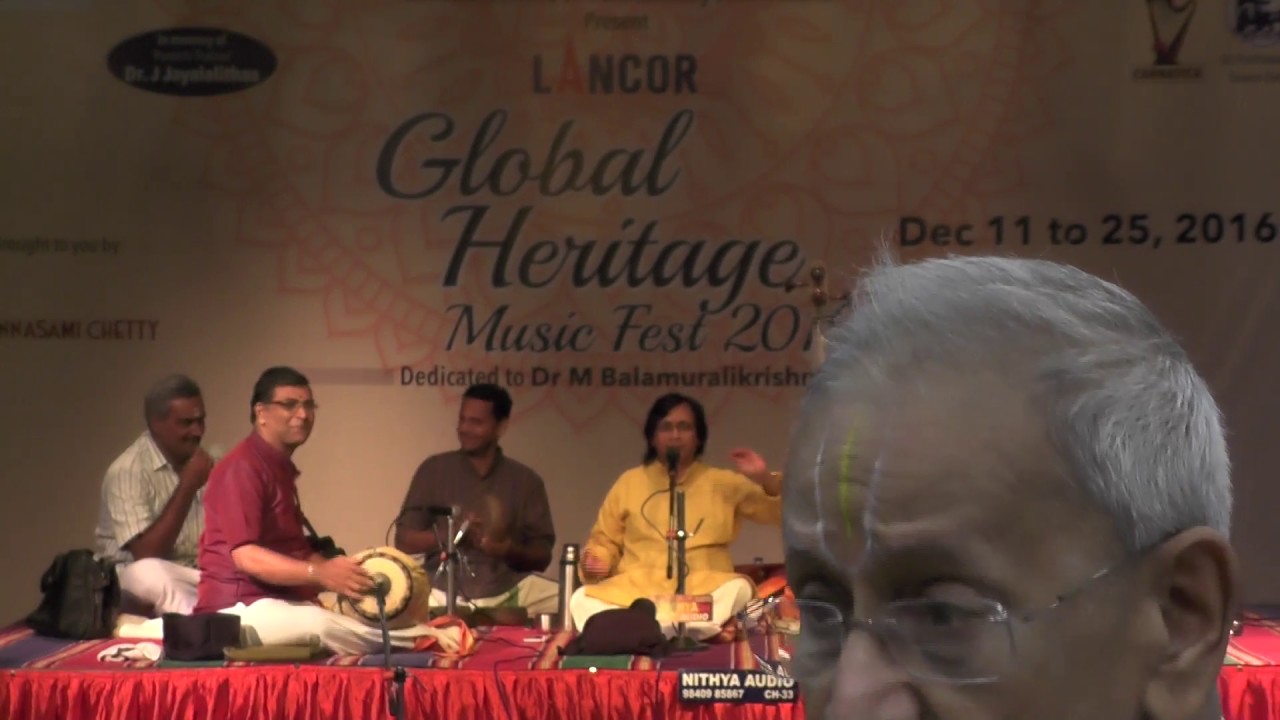 Carnatic Vocal  l R.Suryaprakash l Global Heritage Music Fest 2016 l Web Streaming