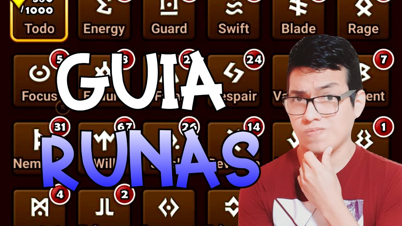 GUÍA DEFINITIVA Y RESUMIDA DE RUNAS EN 6 MINUTOS #summonerswar