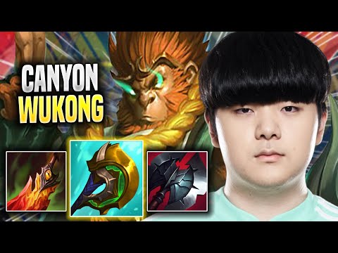 CANYON IS READY TO PLAY WUKONG WITH NEW BUFFS! - DK Canyon Plays Wukong JUNGLE vs Poppy!