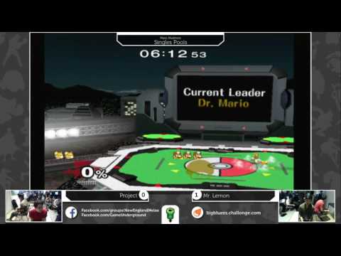 Mass Madness 17 SSBM - Project (Fox) vs. Mr. Lemon (Dr. Mario) - Melee Pools