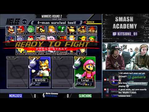 Mongoose (Fox, Falco) vs. SlimChang (Luigi) Smash Academy 01/31/2020