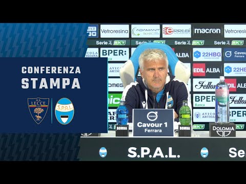 Lecce - SPAL 34^ Serie BKT 2021-22 presentata da mister Venturato
