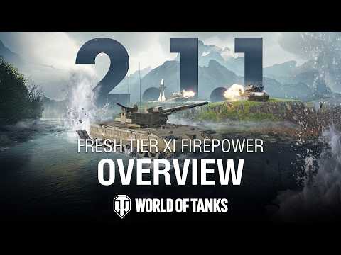 Update 2.1.1: Fresh Tier XI Firepower | World of Tanks