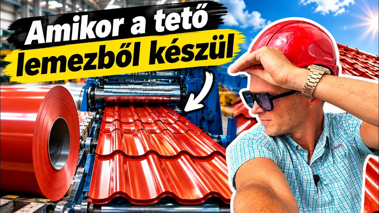 Amikor a TETŐ ACÉLLEMEZBŐL készül