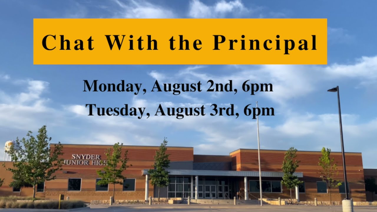 Snyder Junior High School Beginning of Year Video