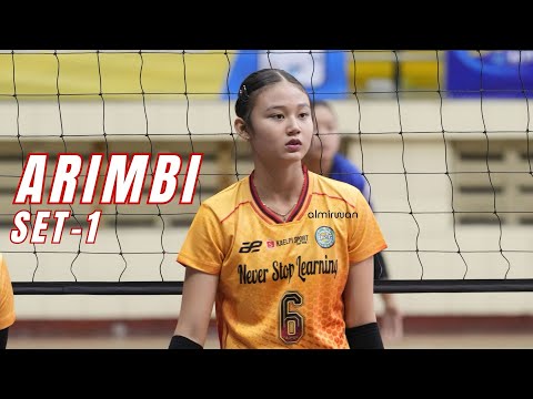 Arimby Syfana tampil Memukau bersama team O2C Ciparay di Jeva Spike set 1 