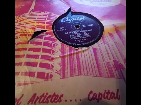 My Personal Possession - Nat "King" Cole - 78rpm