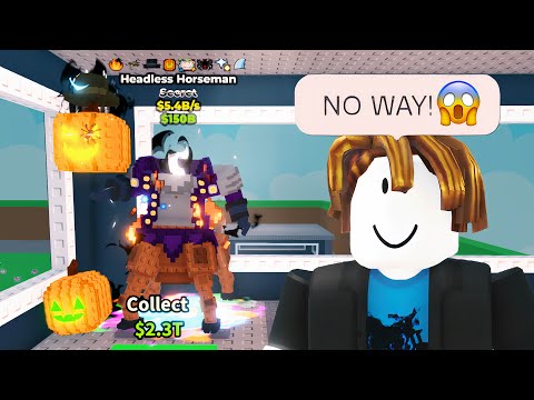 I TRAIT FARMED the HEADLESS HORSEMAN to 5.4 BILLION/SECOND 💀🔥 | Roblox Steal a Brainrot