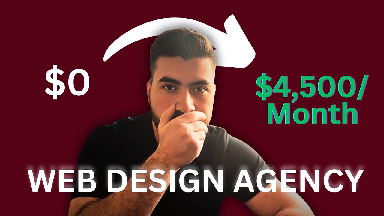 I Grew a Web Design Agency from $0 to $4500 in 30 days...(monthly)