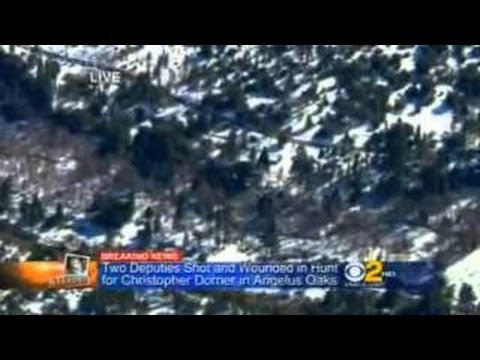 BREAKING: LISTEN Gunfire Exchange in Battle Donner Vs. Police in Big Bear - 2 Officers Down