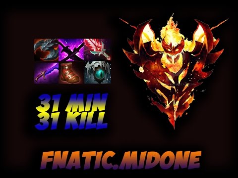 Fnatic.MidOne -Shadow Fiend [31min,31kill]