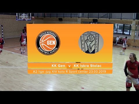 KK "Gen" Sarajevo - KK "Iskra" Stolac- A2 Liga Jug KSBIH XIV Kolo