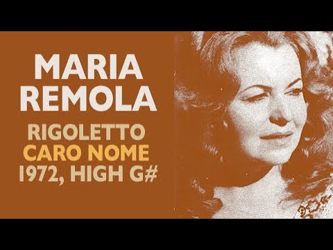 Glass Shatterers! Maria Remola - Verdi: RIGOLETTO, Caro Nome, High G#
