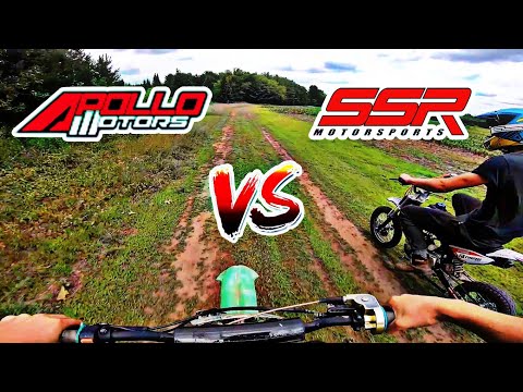 SSR 125 vs Apollo 125 Pit Bike (Nibbi vs eBay Mikuni Carb) Who Wins?