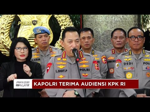 PRESISI UPDATE:  LIVE DOORSTOP -  KAPOLRI TERIMA AUDIENSI KPK RI 08/01/2025 12.12