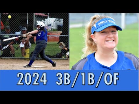 Kenzie Muncy 2024 Softball Skills Video | 3B/1B/Outfield | Power Hitter