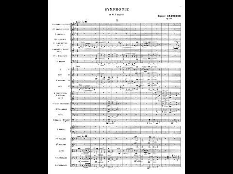 Chausson   Symphony in B flat major, op 20