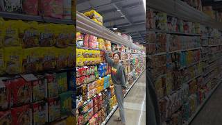 Quick Korean market run for ramen with my husband 🍜🛒🇰🇷