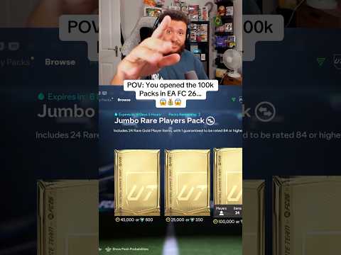 EA dropped 100k Packs! 😱😱 #fc26
