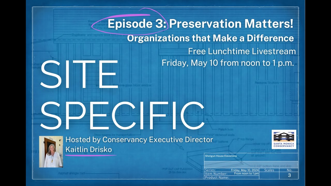 Site Specific, Episode 3: Preservation Matters!