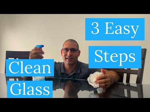 Best way to clean a glass table - 3 easy steps