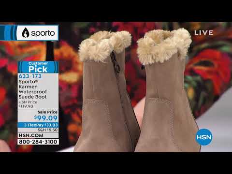 Sporto Karmen Waterproof Suede Boot