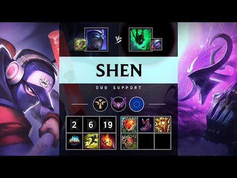 Shen Support vs Thresh - EUW Master Patch 25.15