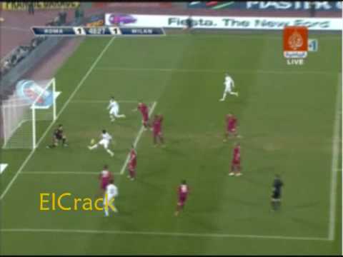 Pato 1-1 Roma vs AC Milan 48' min 11/01/09