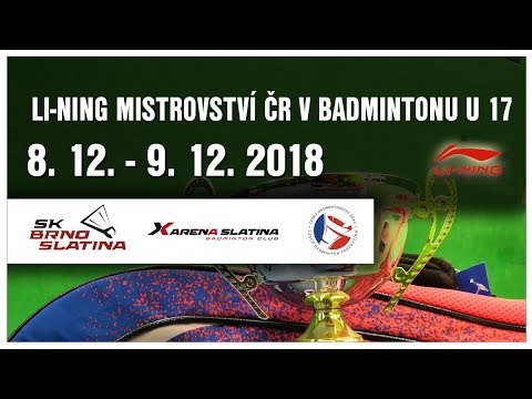 Kurt 6 (1. den, 2. část) – LI-NING Mistrovství ČR v badmintonu U17
