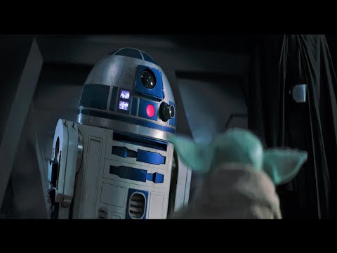 R2D2 meets Baby Yoda (Grogu) MANDALORIAN ( FULL HD )